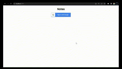 Notes App Using ReactJS and Firebase